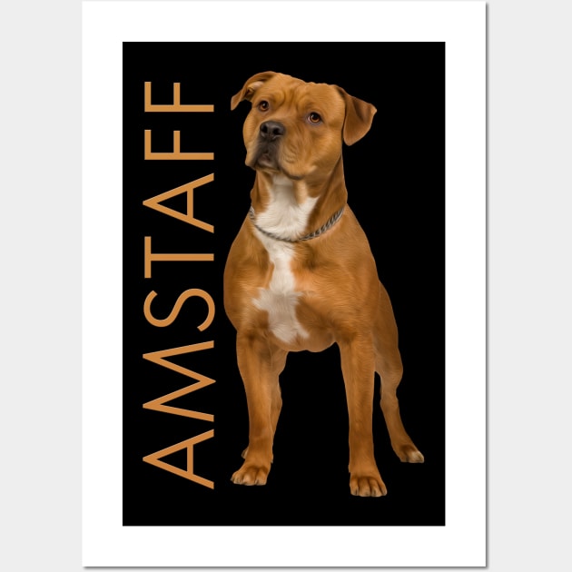 American Staffordshire Terrier - Amstaff Wall Art by Nartissima